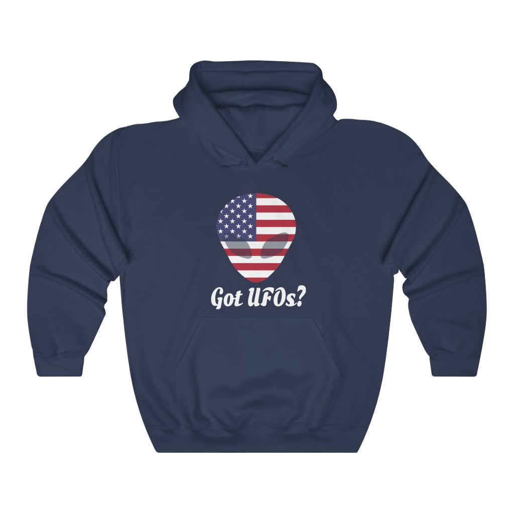 United States Got UFOs Flag Hoodie Sweatshirt 2 - Unisex