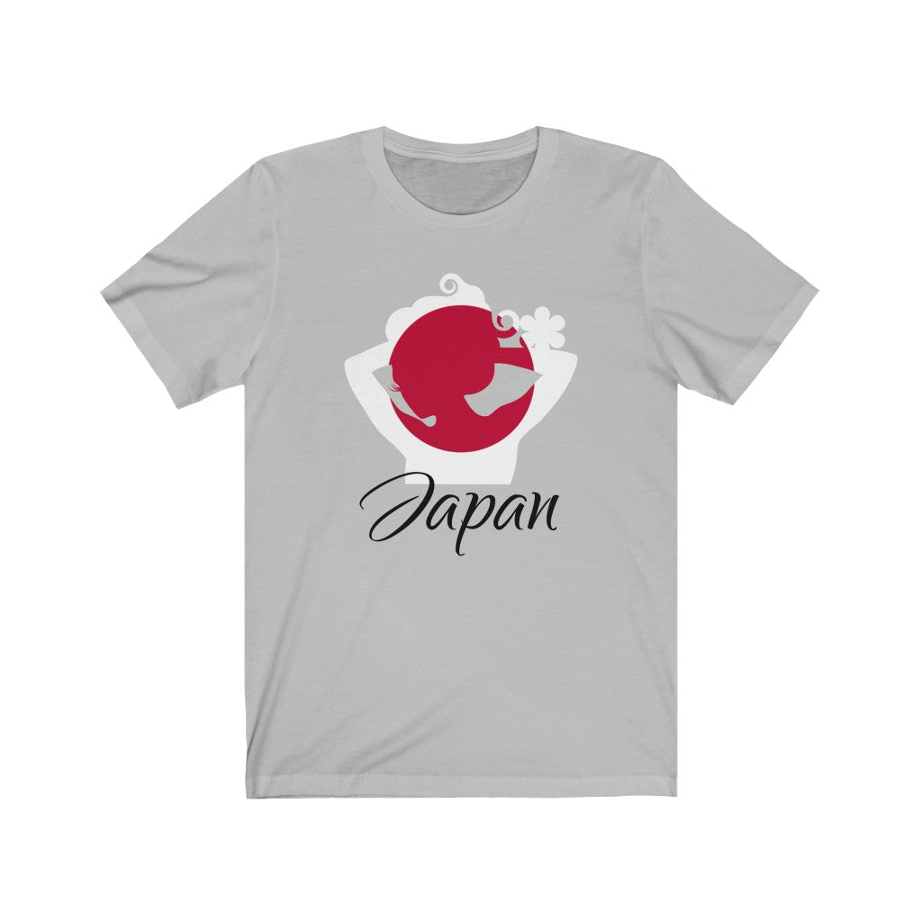 Japan Lady Flag Premium Tee 1 - Unisex