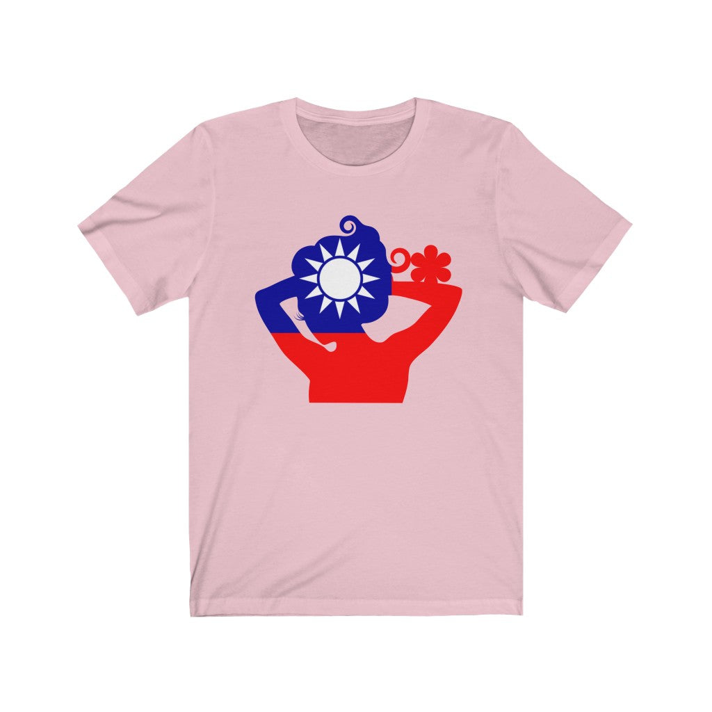 Republic of China - Taiwan Lady Flag Premium Tee - Unisex