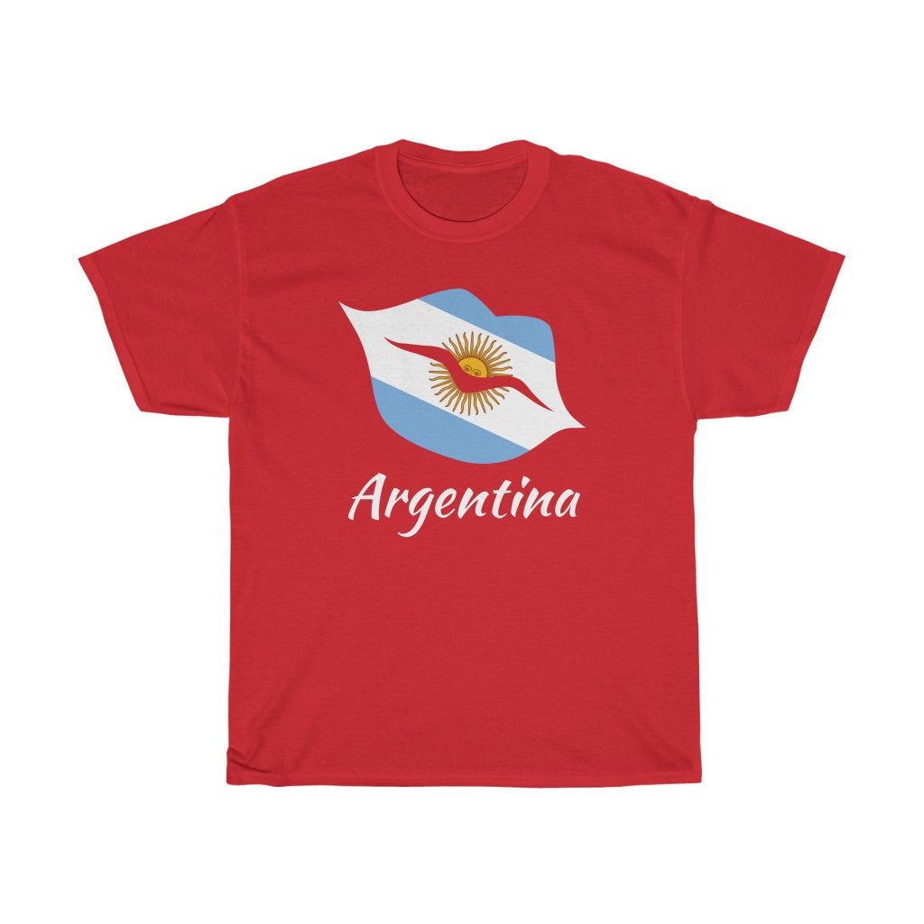 Argentina Lips Flag Standard Tee 2 - Unisex