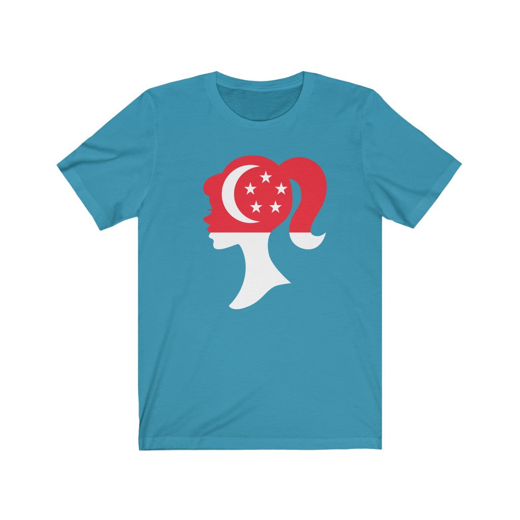 Singapore Girl Flag Premium Tee - Unisex
