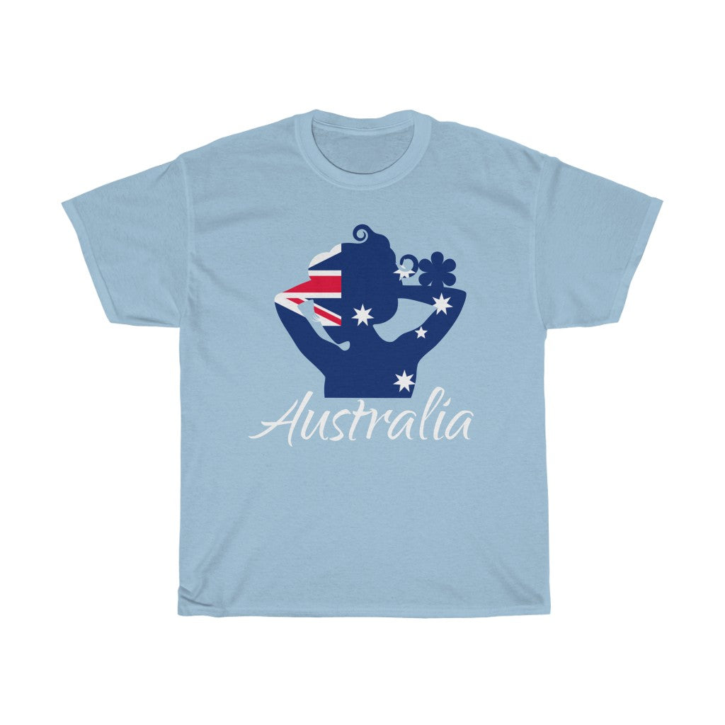 Australia Lady Flag Standard Tee 2 - Unisex