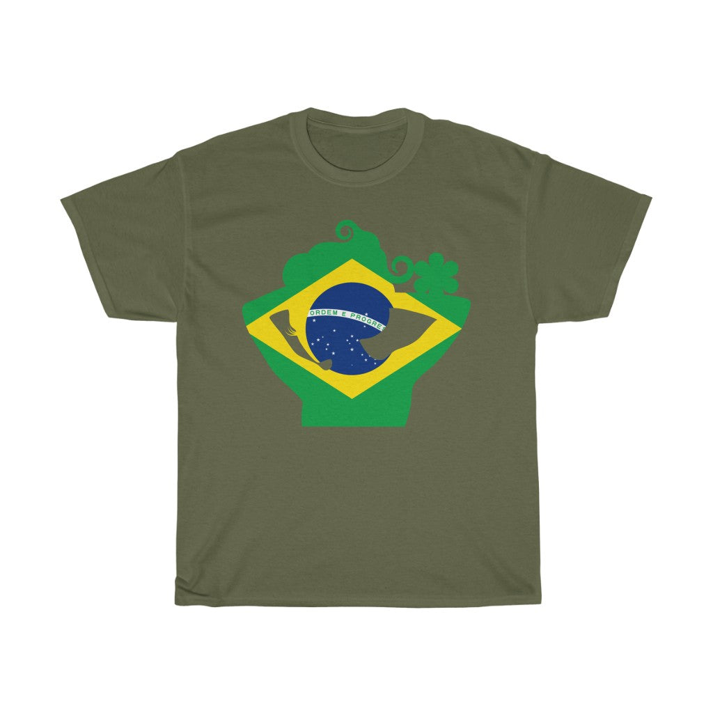 Brazil Lady Flag Standard Tee - Unisex