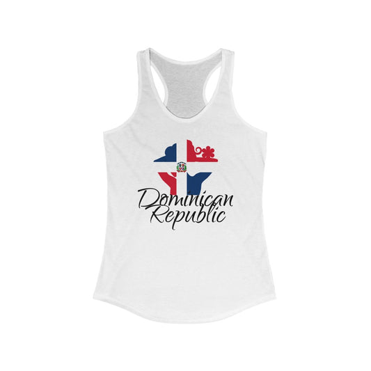 Dominican Republic Lady Flag Tank 3 - Women