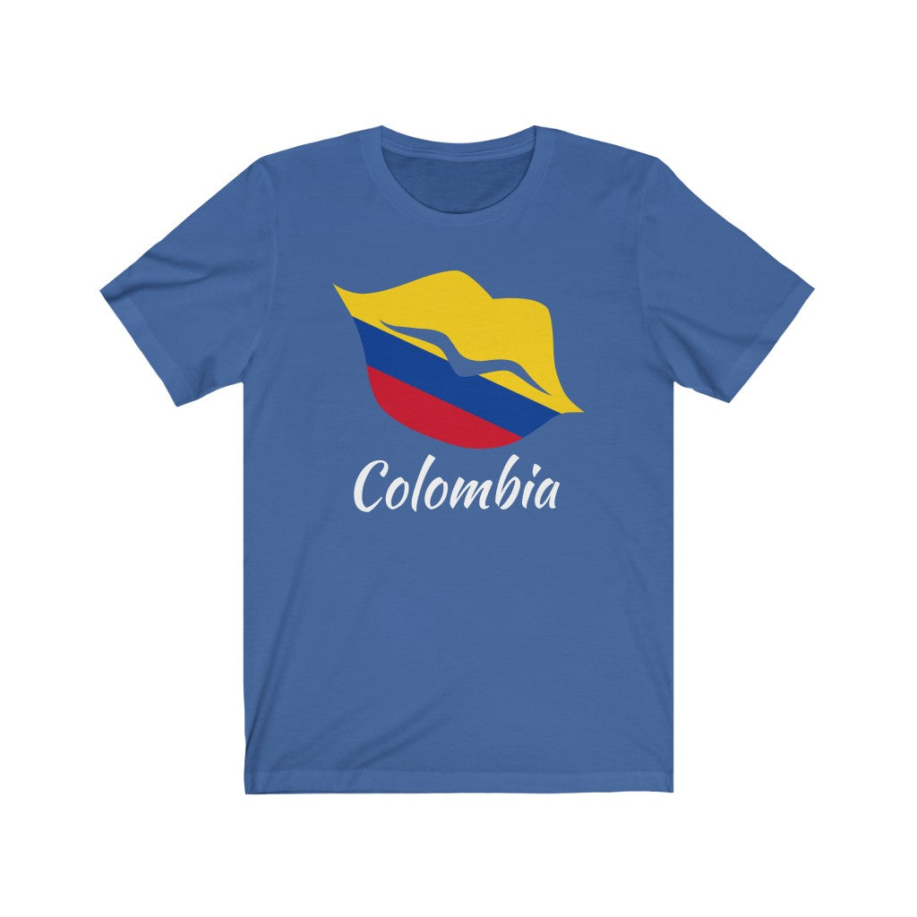 Colombia Lips Flag Premium Tee 2 - Unisex