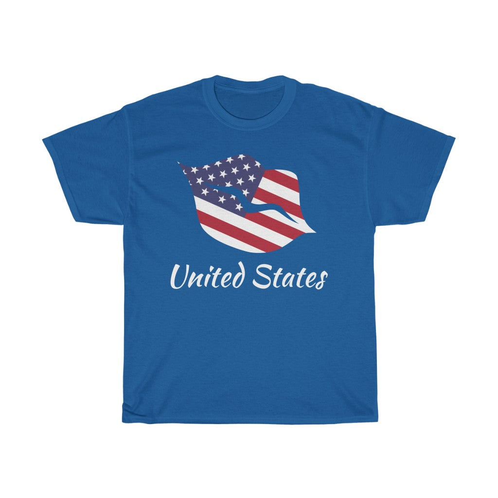 United States of America Lips Flag Standard Tee 2 - Unisex