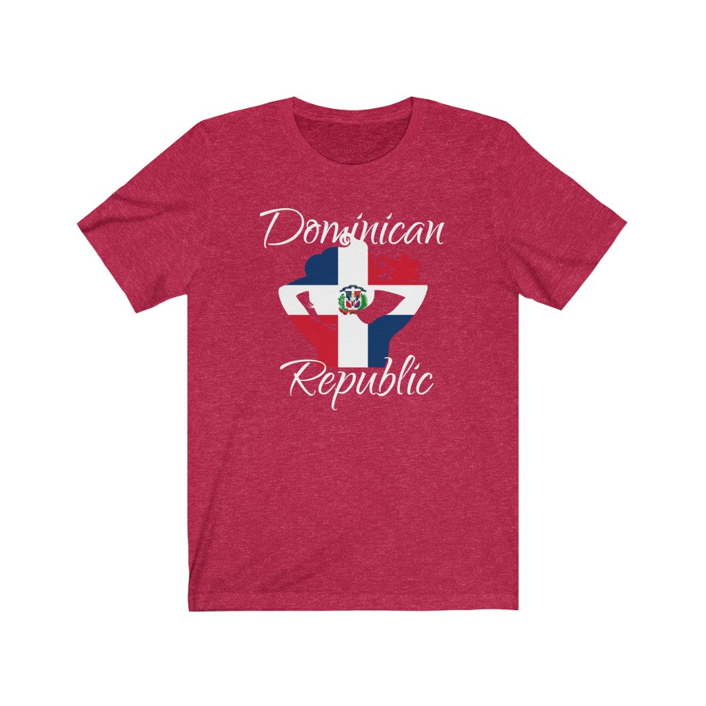 Dominican Republic Lady Flag Premium Tee 2 - Unisex