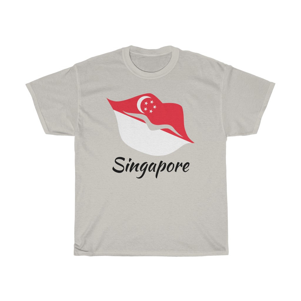Singapore Lips Flag Standard Tee 1 - Unisex