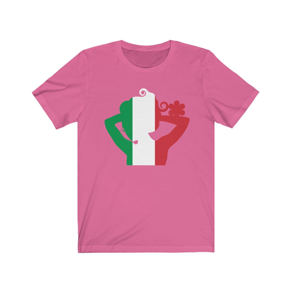 Italy Lady Flag Premium Tee - Unisex