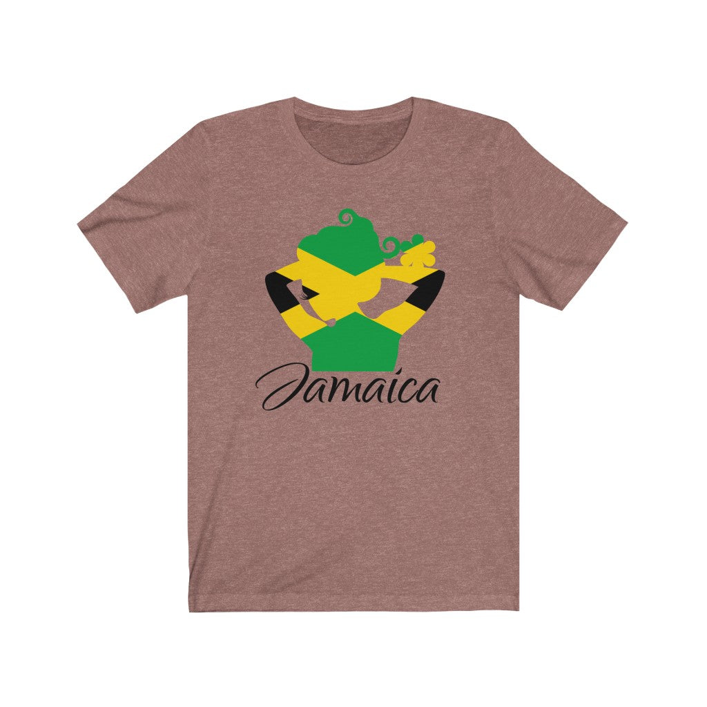 Jamaica Lady Flag Premium Tee 1 - Unisex