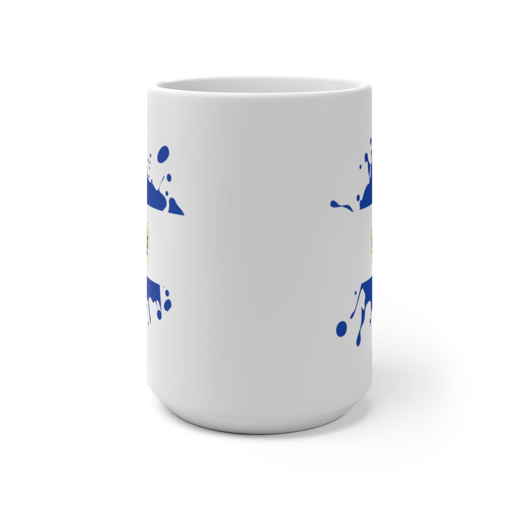 El Salvador Republic Splat Color Changing Mug