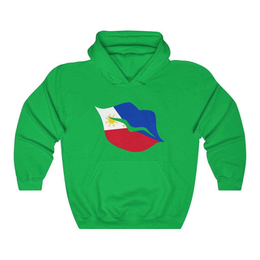 Philippines Lips Flag Hoodie Sweatshirt - Unisex