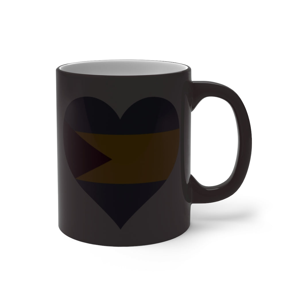 Bahamas Heart Color Changing Mug