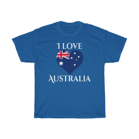 Australia Heart Flag Standard Tee 2 - Unisex