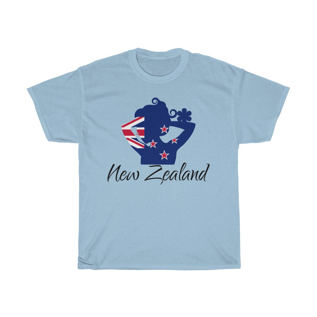 New Zealand Lady Flag Standard Tee 1 - Unisex