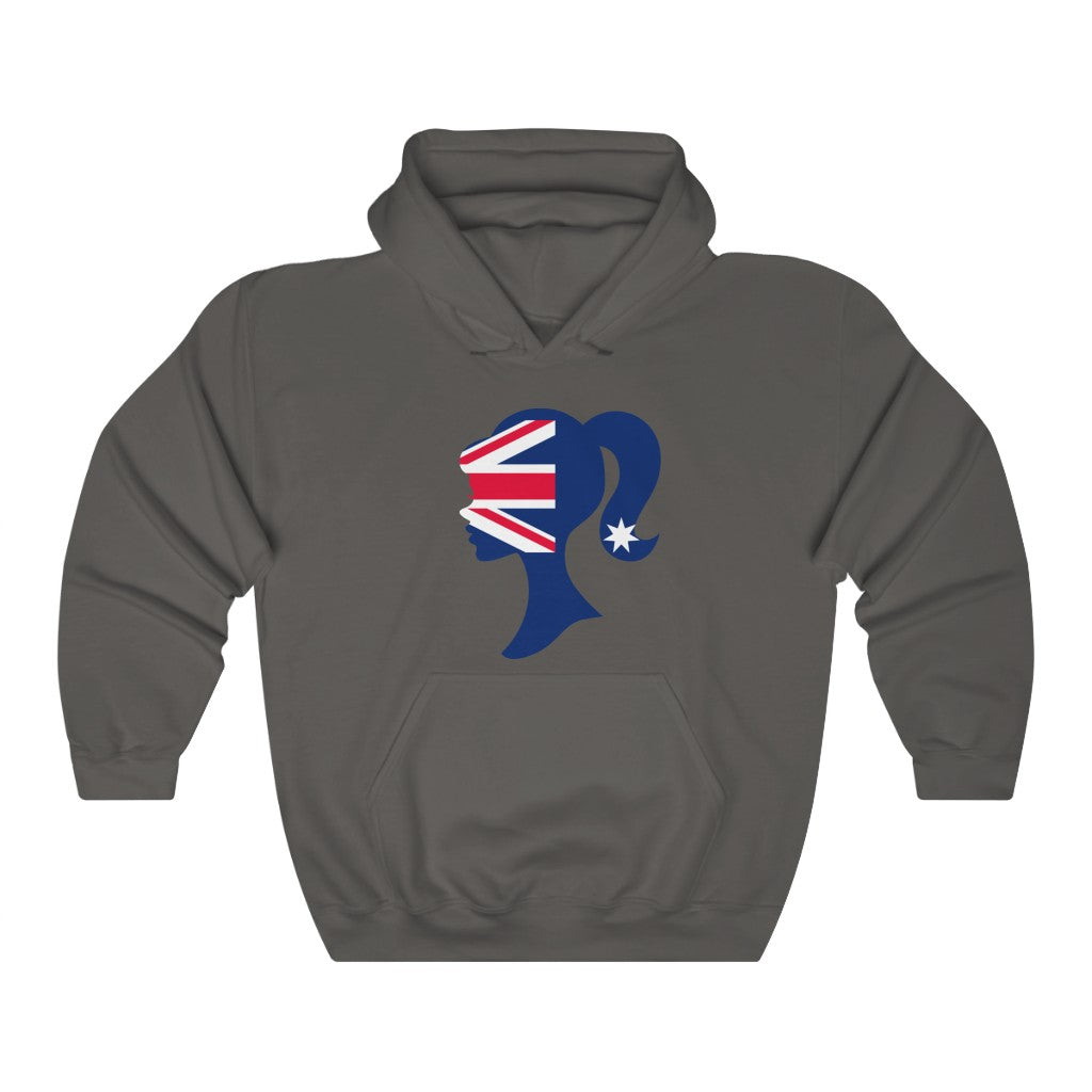 Australia Girl Flag Hoodie Sweatshirt - Unisex