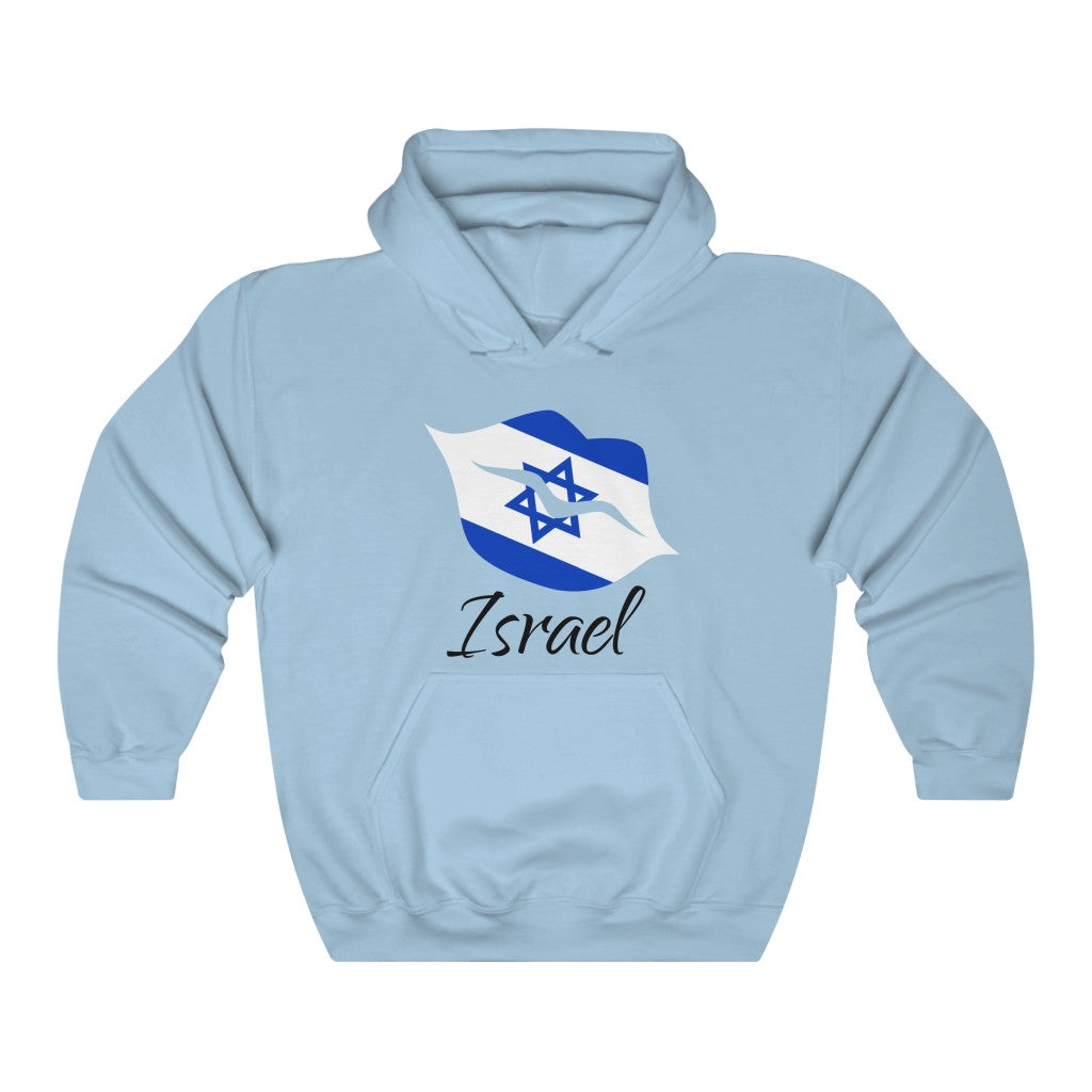 Israel Lips Flag Hoodie Sweatshirt 1 - Unisex