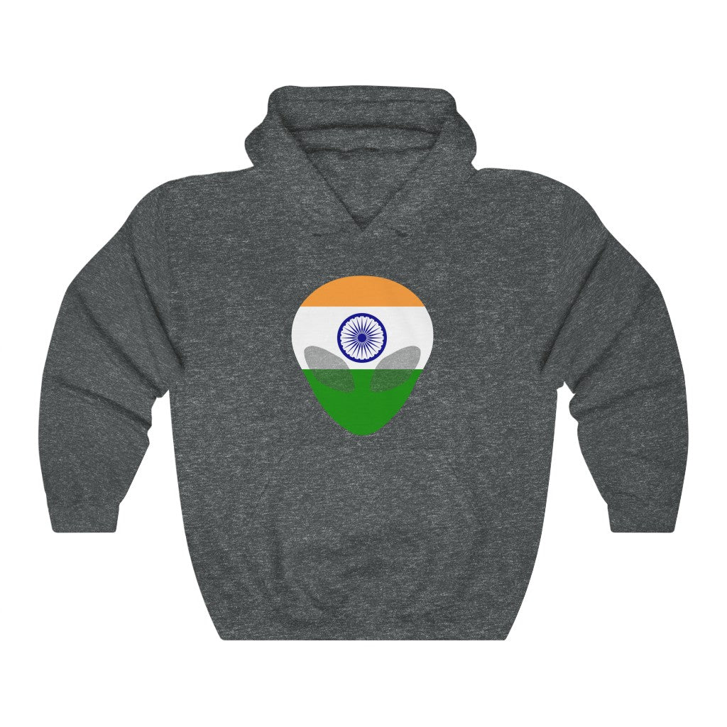 India Alien Flag Hoodie Sweatshirt - Unisex