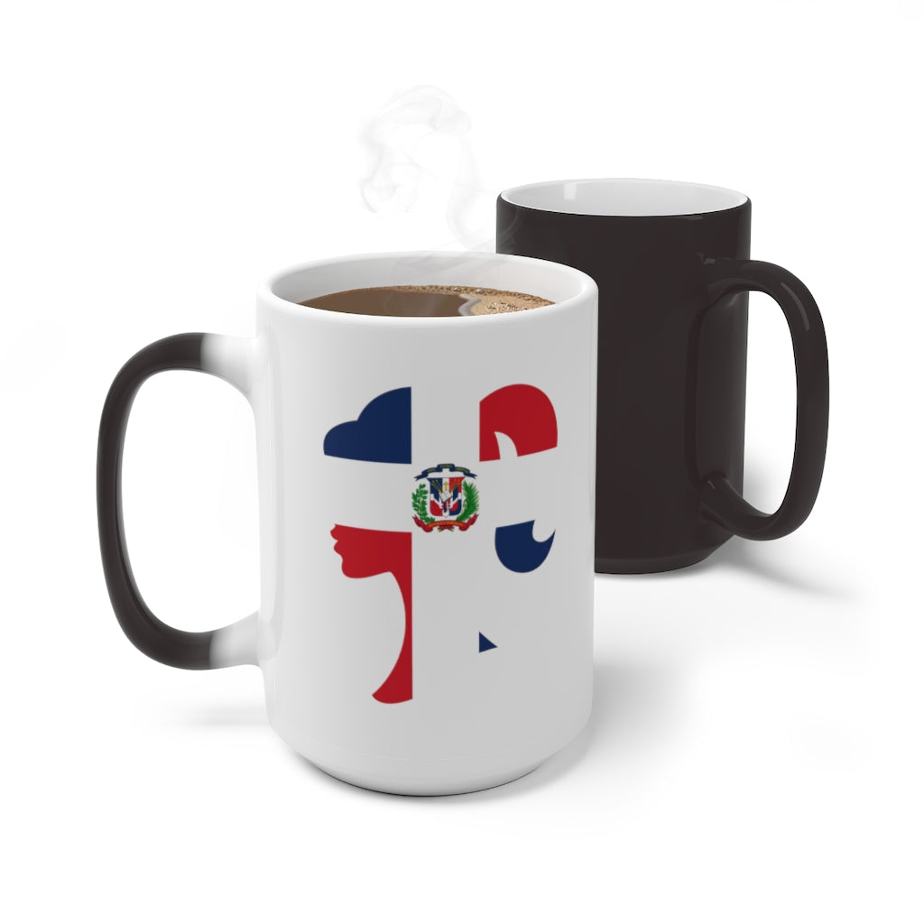 Dominican Republic Girl Color Changing Mug