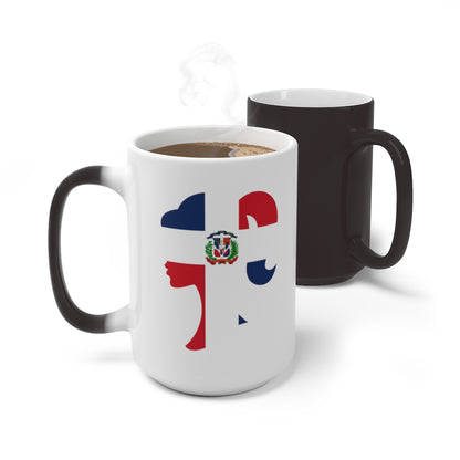 Dominican Republic Girl Color Changing Mug