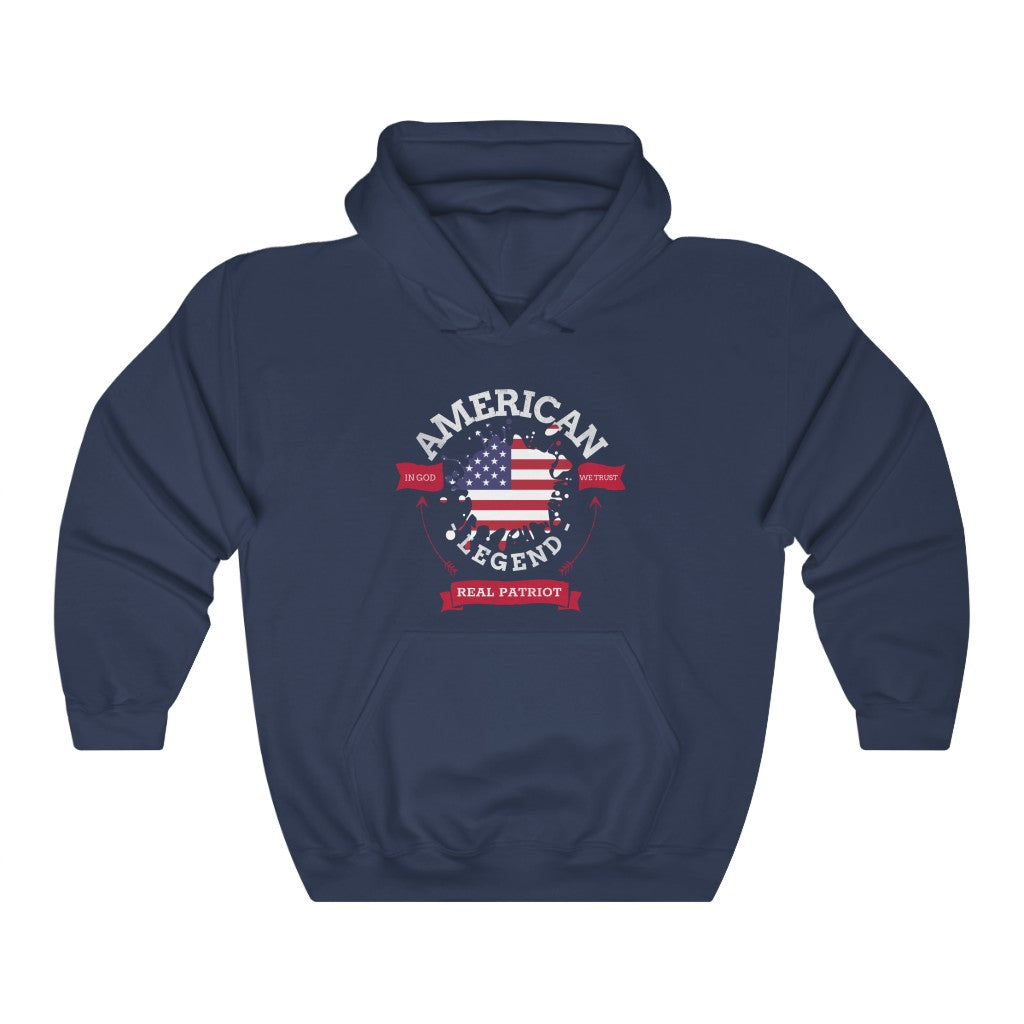 United States American Legend Flag Hoodie Sweatshirt 2 - Unisex