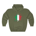 Italy Splat Flag Hoodie Sweatshirt - Unisex