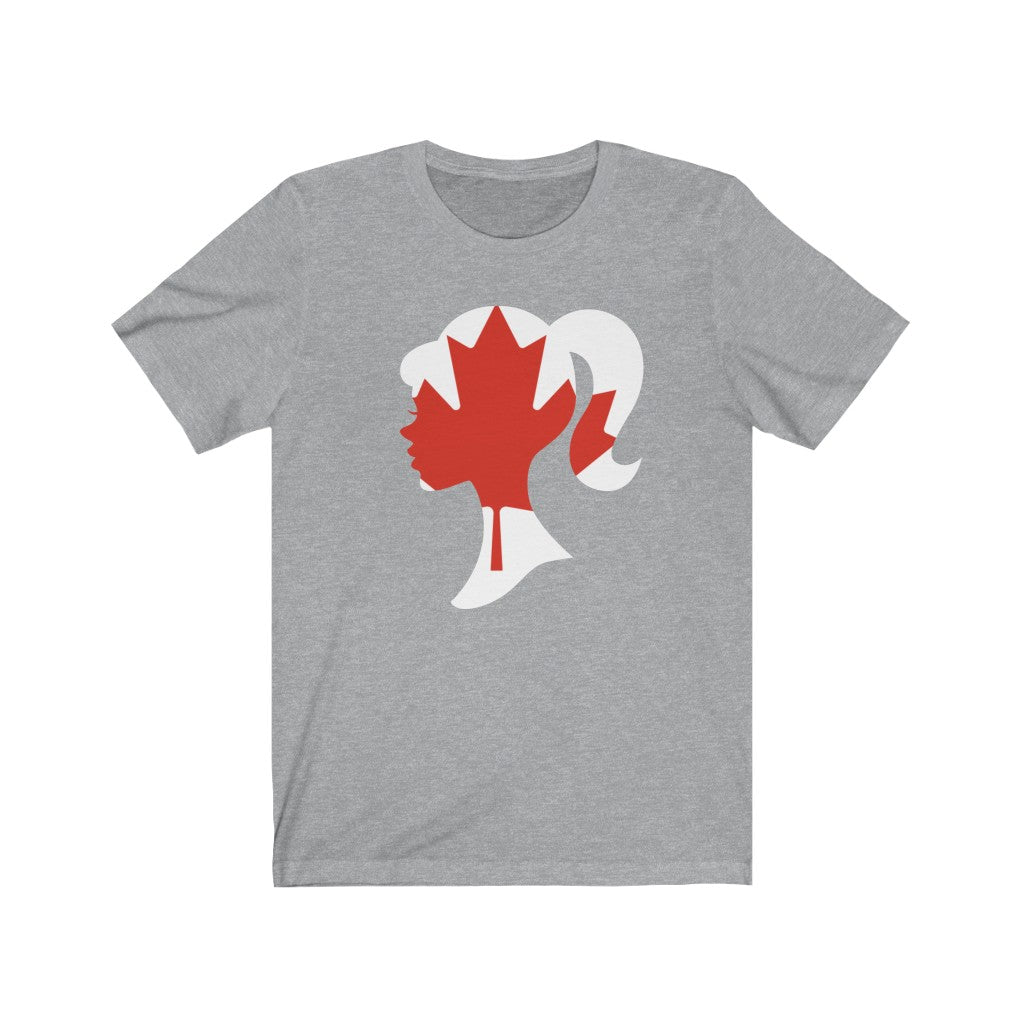 Canada Girl Flag Premium Tee - Unisex