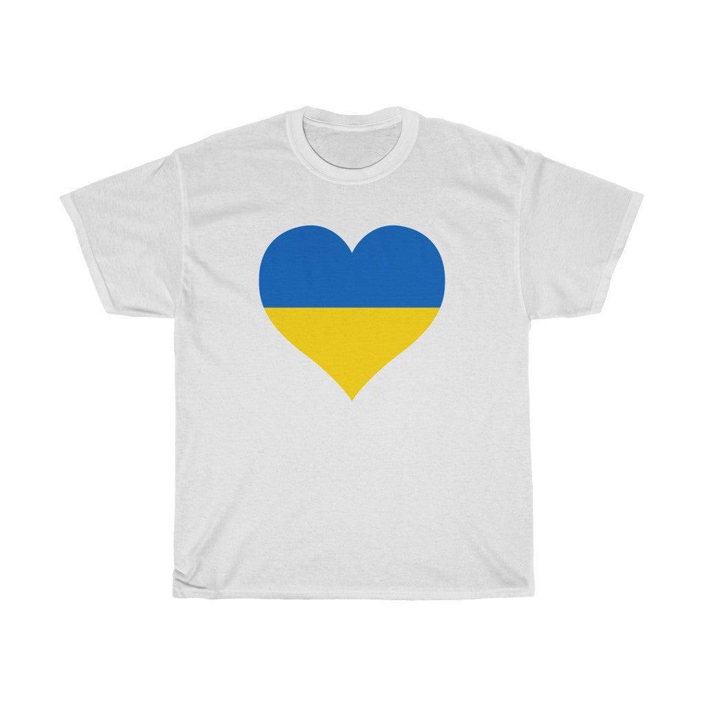 Ukraine Heart Flag Standard Tee - Unisex