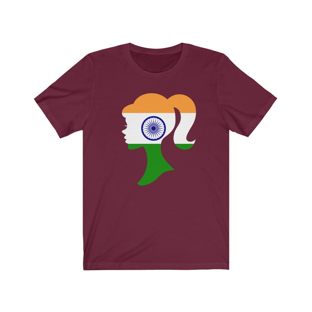 India Girl Flag Premium Tee - Unisex