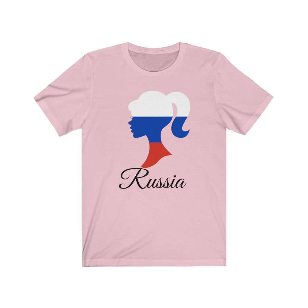 Russia Girl Flag Premium Tee 1 - Unisex
