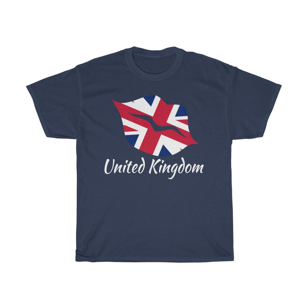 United Kingdom Lips Flag Standard Tee 2 - Unisex