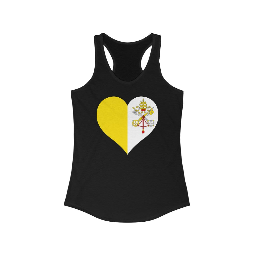Holy See Heart Flag Tank - Women