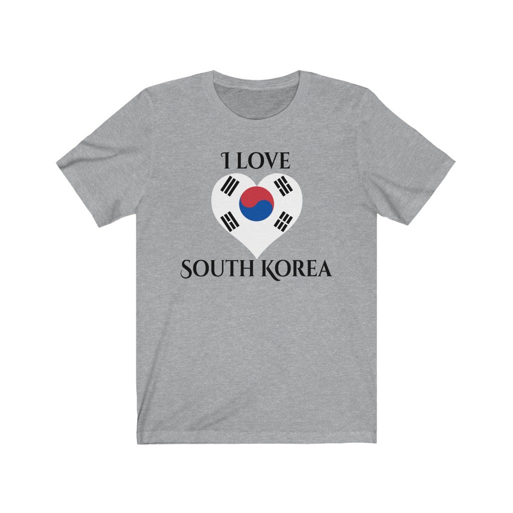 South Korea Heart Flag Premium Tee 1 - Unisex