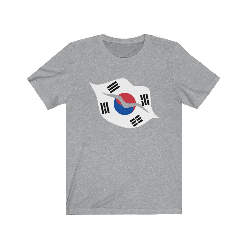 South Korea Lips Flag Premium Tee - Unisex