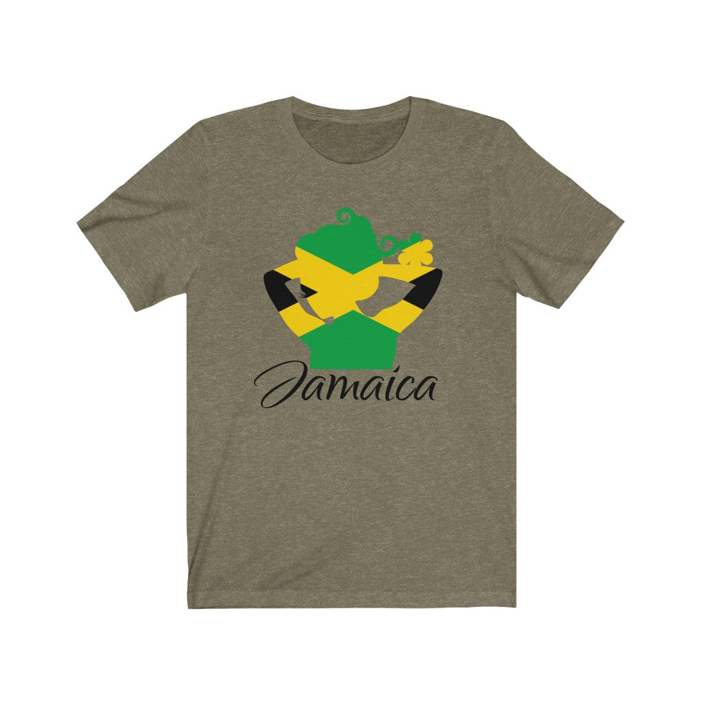 Jamaica Lady Flag Premium Tee 1 - Unisex