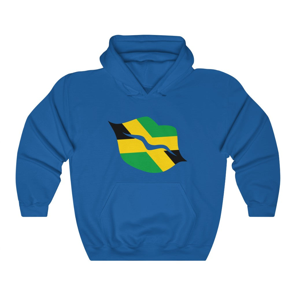 Jamaica Lips Flag Hoodie Sweatshirt - Unisex