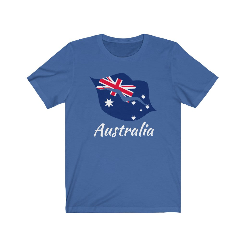 Australia Lips Flag Premium Tee 2 - Unisex