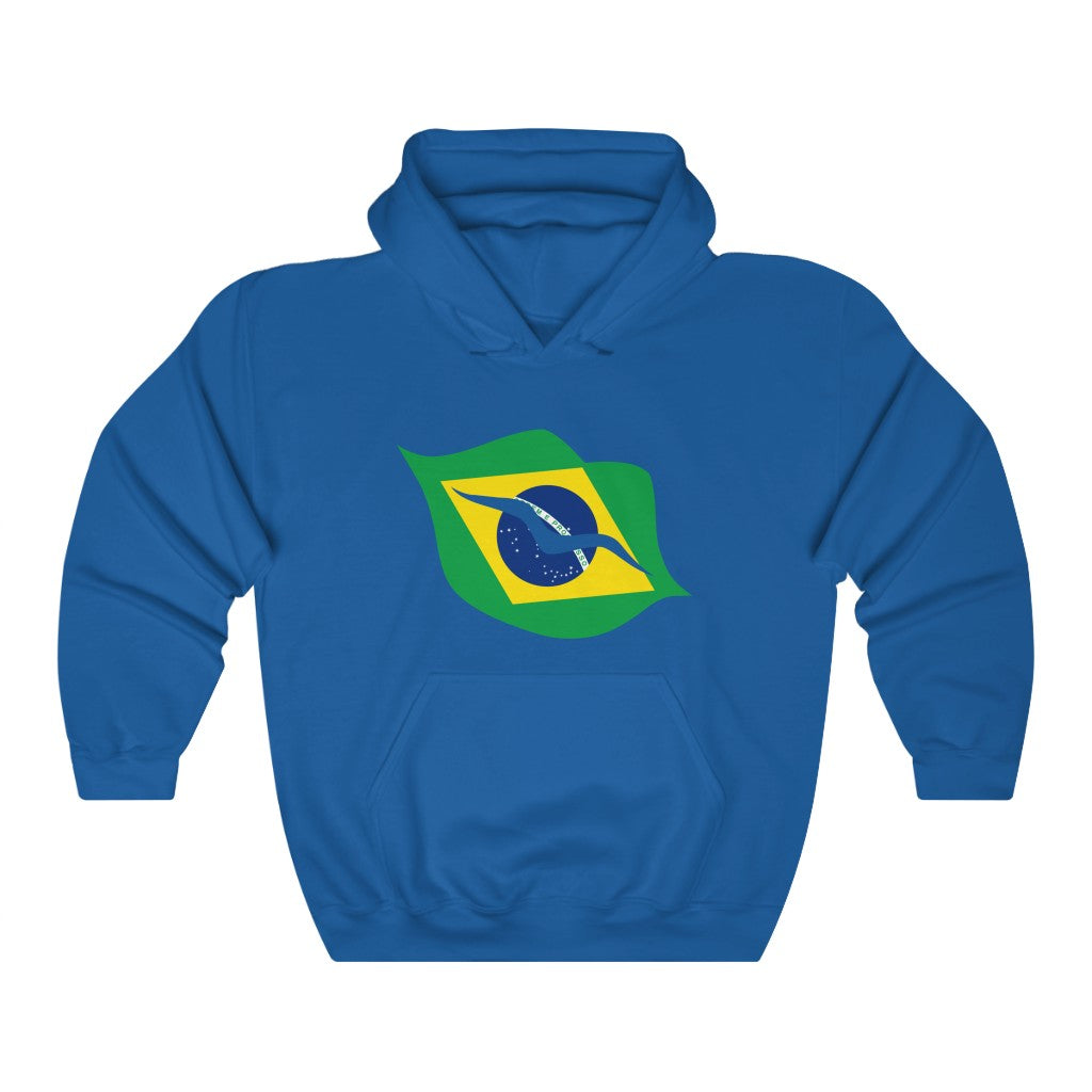 Brazil Lips Flag Hoodie Sweatshirt - Unisex