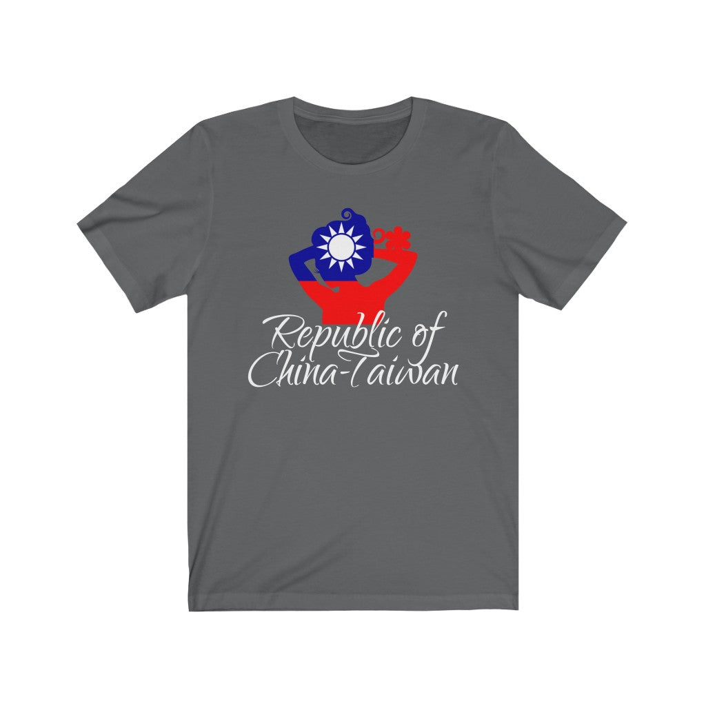 Republic of China - Taiwan Lady Flag Premium Tee 2 - Unisex