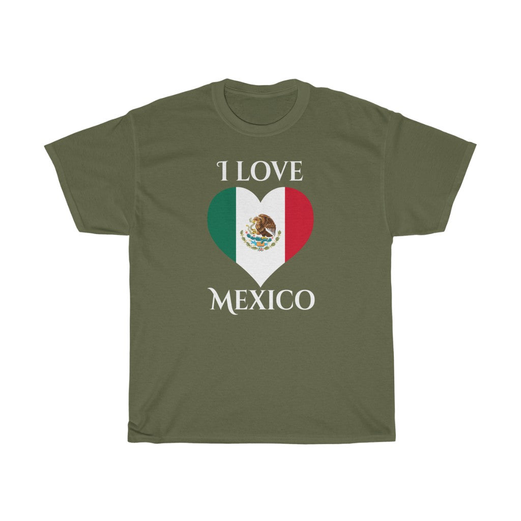 Mexico Heart Flag Standard Tee 2 - Unisex