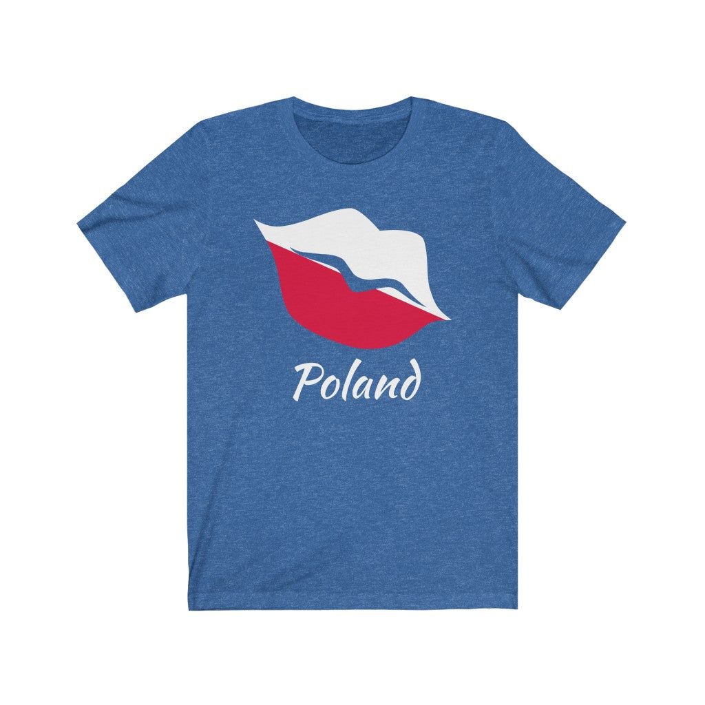 Poland Lips Flag Premium Tee 2 - Unisex
