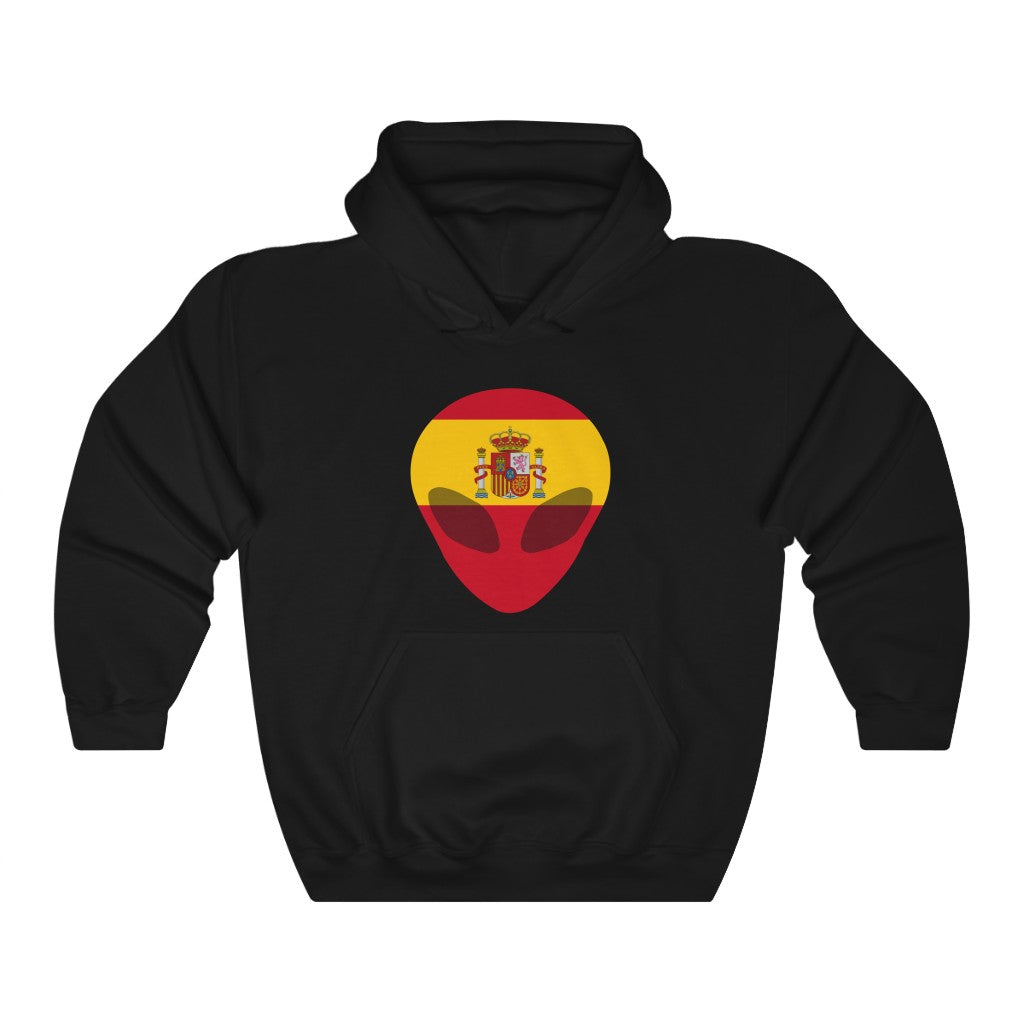 Spain Alien Flag Hoodie Sweatshirt - Unisex