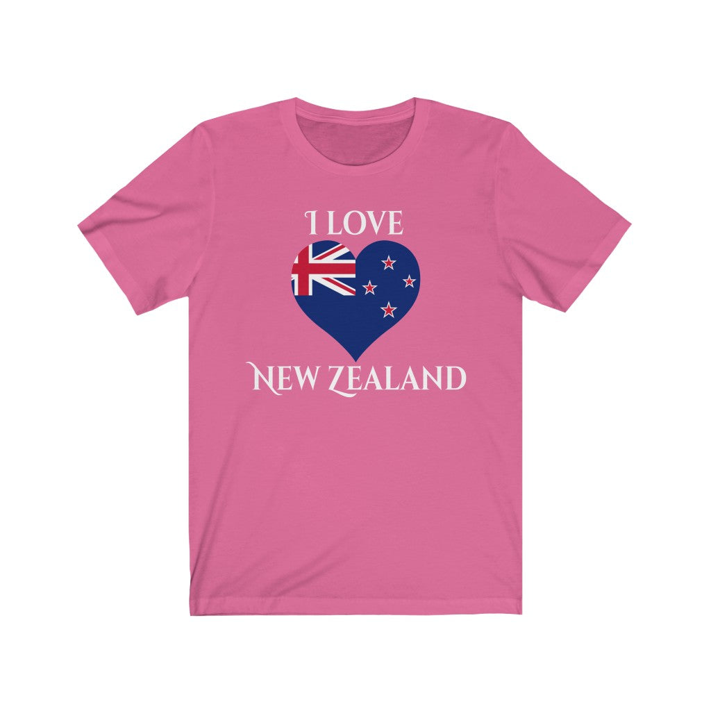 New Zealand Heart Flag Premium Tee 2 - Unisex