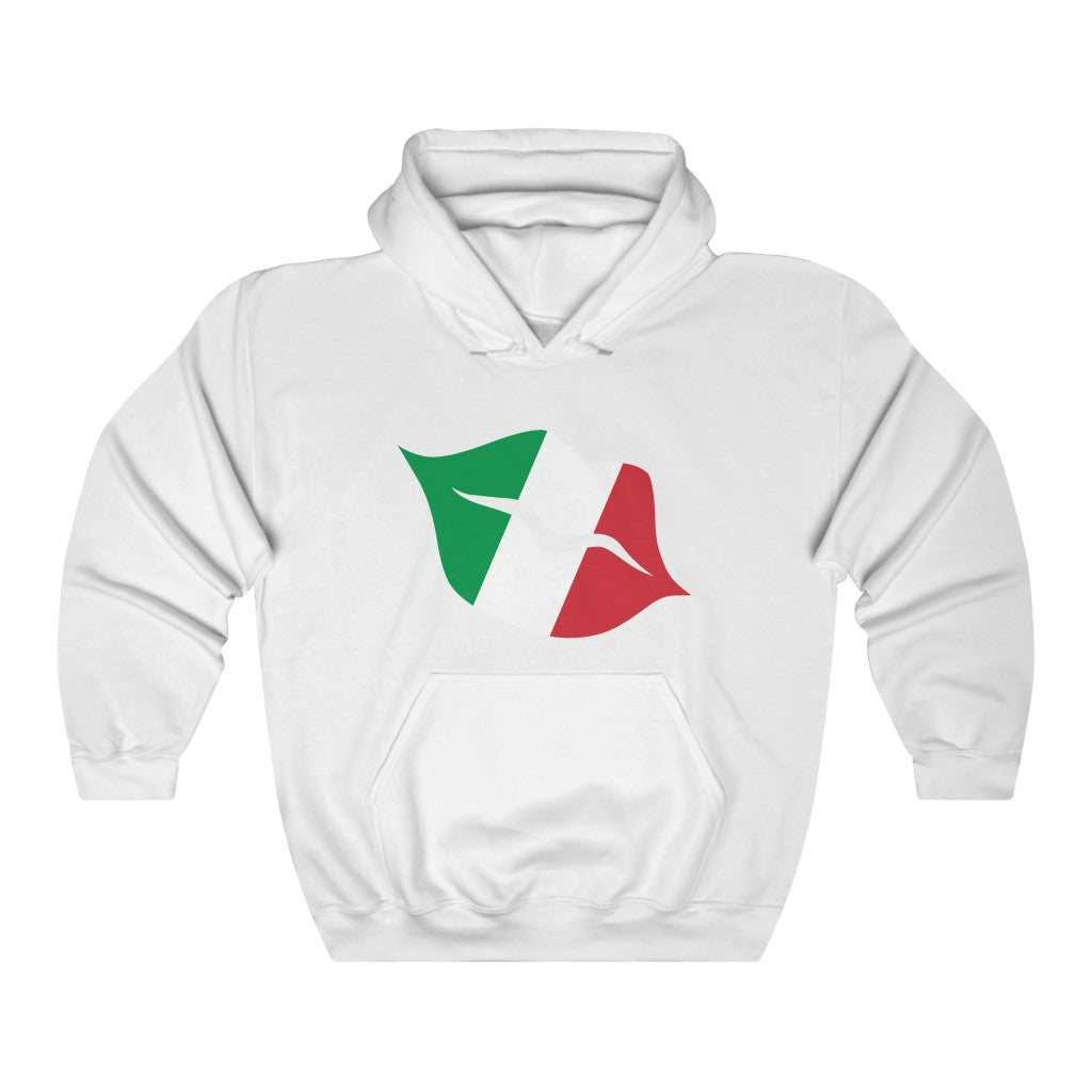 Italy Lips Flag Hoodie Sweatshirt - Unisex