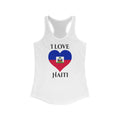 Haiti Heart Flag Tank 1 - Women