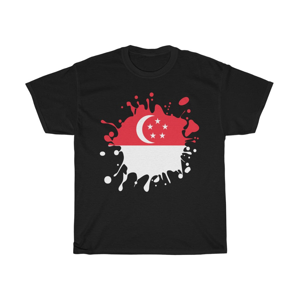 Singapore Splat Flag Standard Tee - Unisex