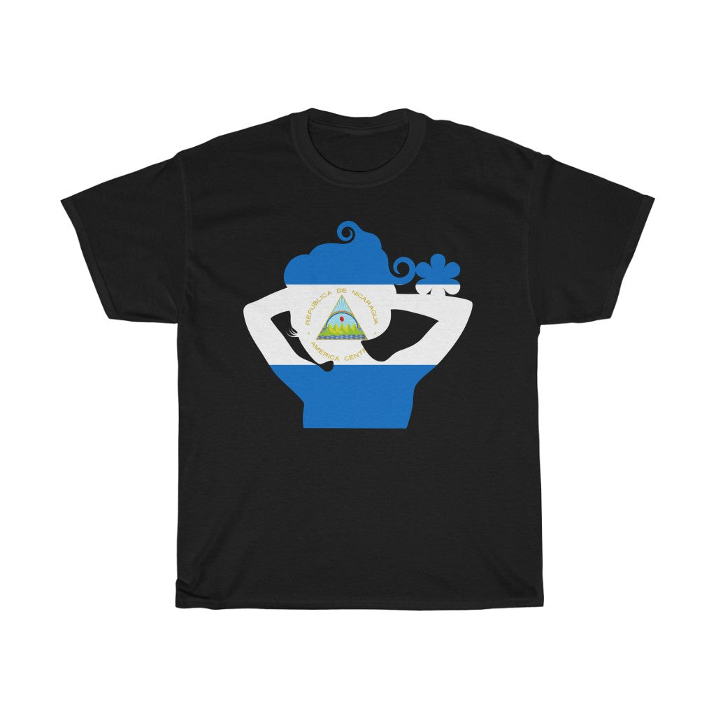 Nicaragua Lady Flag Standard Tee - Unisex