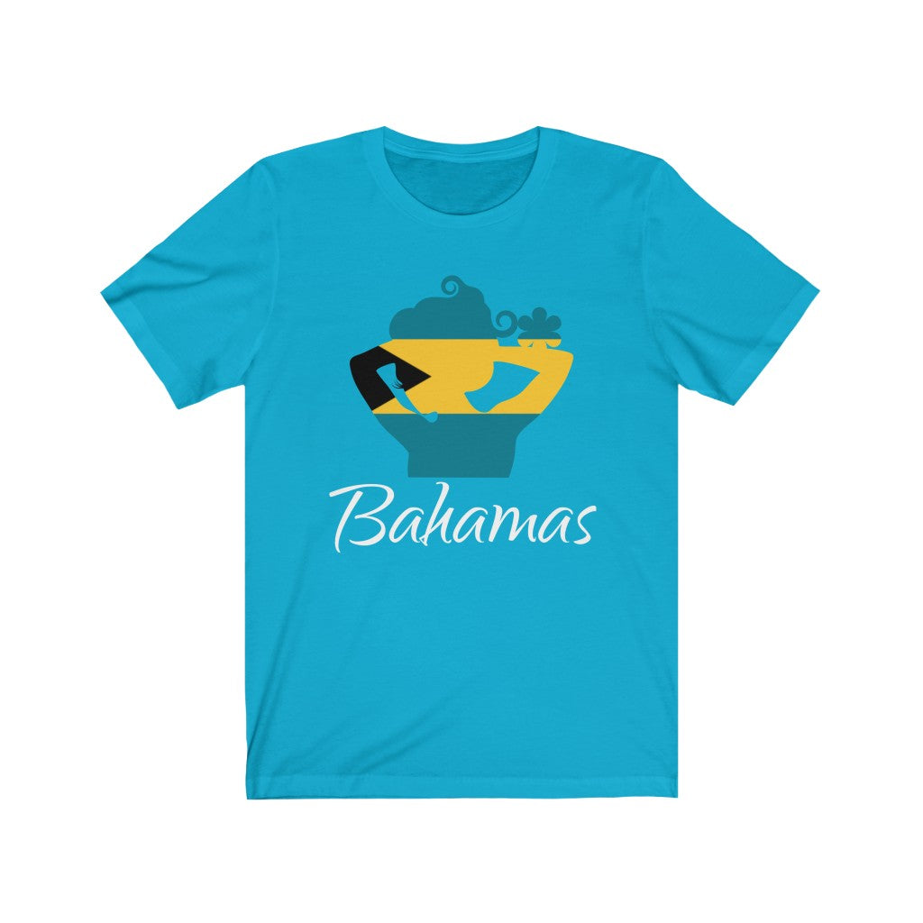 Bahamas Lady Flag Premium Tee 2 - Unisex