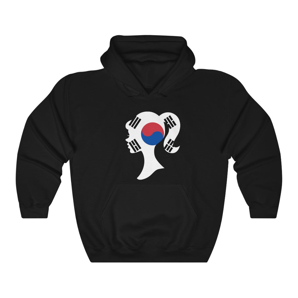 South Korea Girl Flag Hoodie Sweatshirt - Unisex