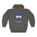 El Salvador Girl Flag Hoodie Sweatshirt 2 - Unisex
